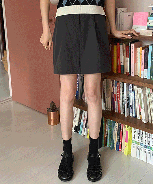 sweet pintuck skirt (3color)