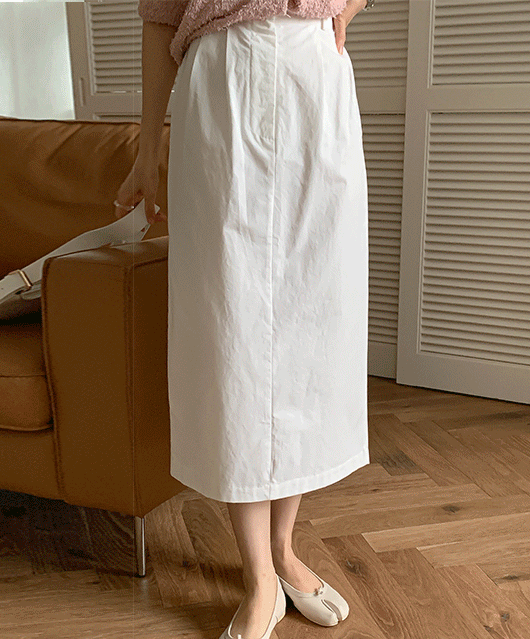 cort pintuck skirt (3color)