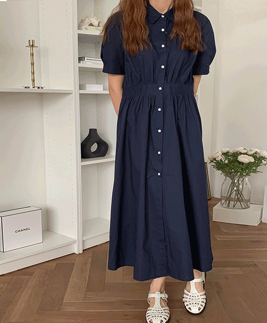 [네이비 당일발송] bany dress (3color)