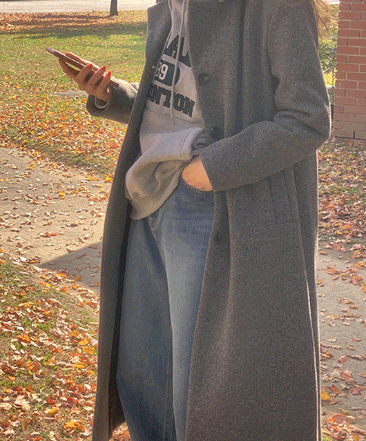 class wool long coat (2color)