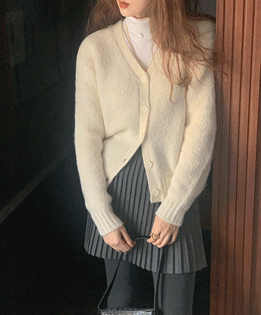 🌼wool+alpaca🌼 zoe knit cardigan (4color)
