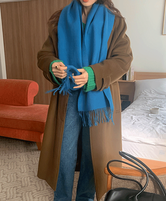 ✨울90%✨ bossa wool coat (brown)