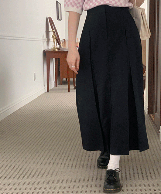 Slide long skirt