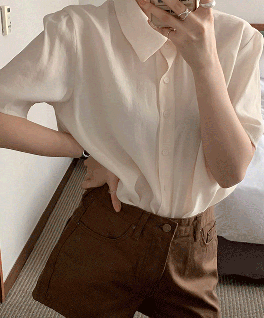 🍑반응폭주🍑 Eve half sleeve blouse (3color)