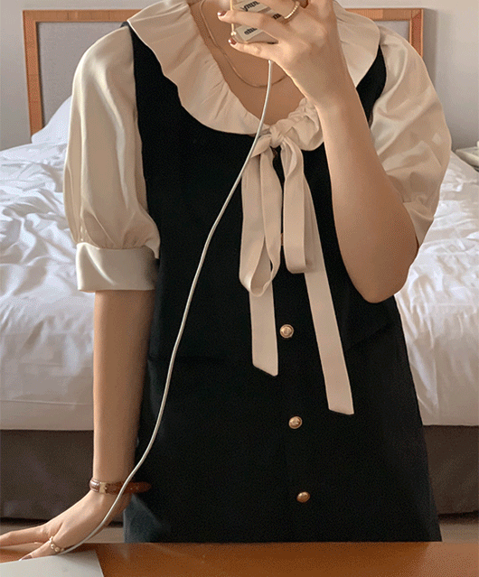 Bebi slik blouse (2color)