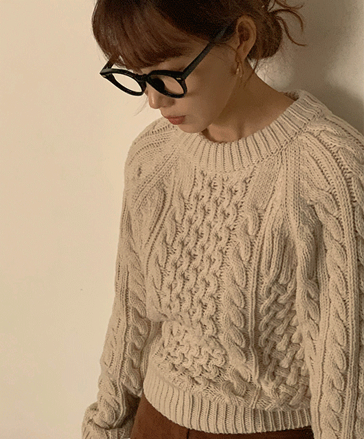 🔥울50%🔥 Hinko twist wool knit (3color)