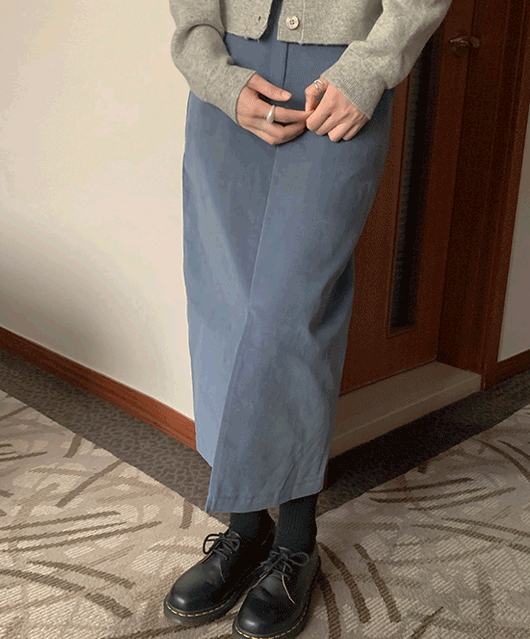 Waz corduroy long skirt (2color)