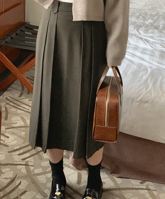 👛WOOL👛 Ronfe wool skirt (2color)