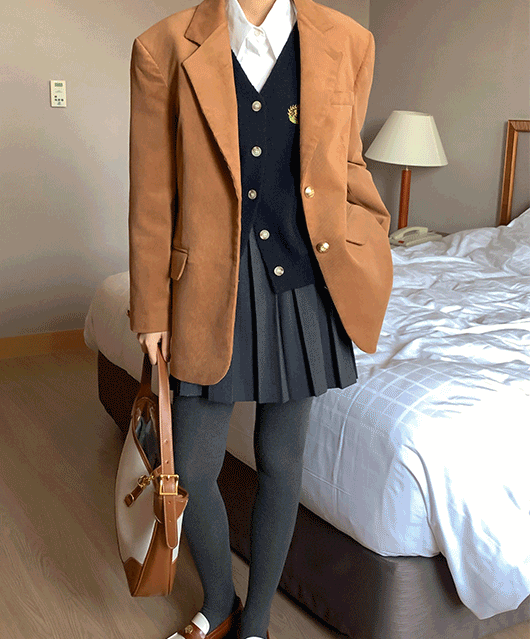 Totem corduroy jacket (2color)