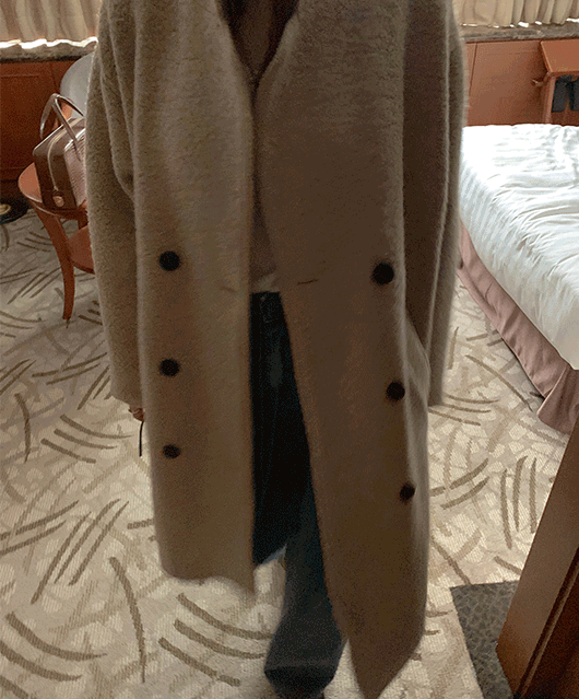 💛울60%💛 Hidd half coat (2color)