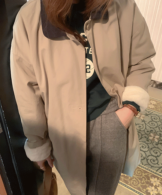 🤎융기모안감🤎 Tarit collar coat (2color)