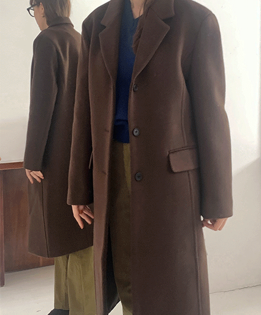 Latis wool long coat (2color)