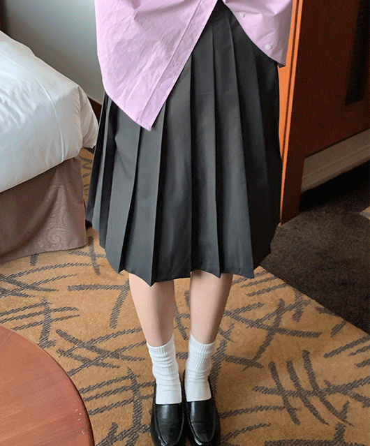 Catige pleats skirt (2color)
