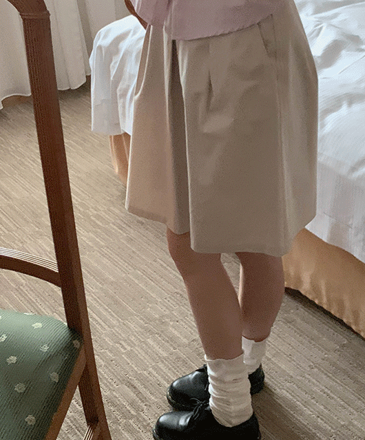 Pobi cotton skirt (2color)