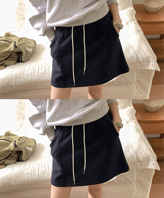 🧁전체밴딩🧁 Baor cotton mini skirt (3color)